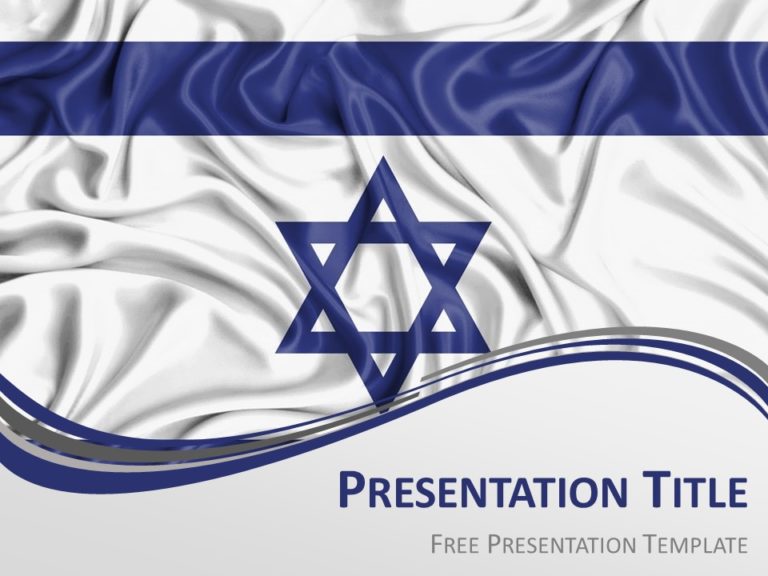 Free Flag of Israel for PowerPoint