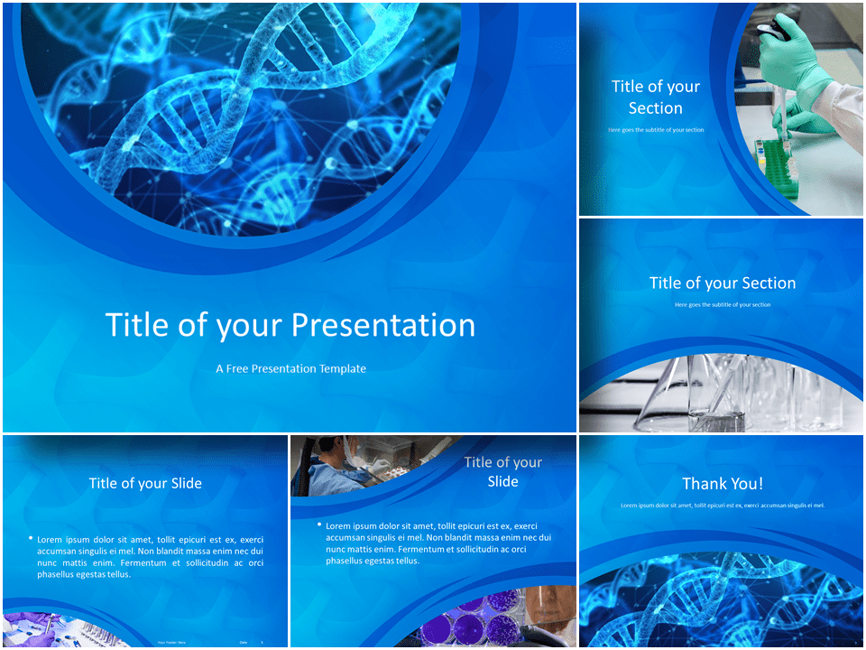 Free Medical Research Template for Powerpoint and Google Slides - Featured Image