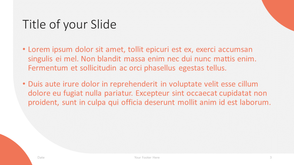 Free Lens Template for Google Slides – Title and Content Slide (Variant 2)