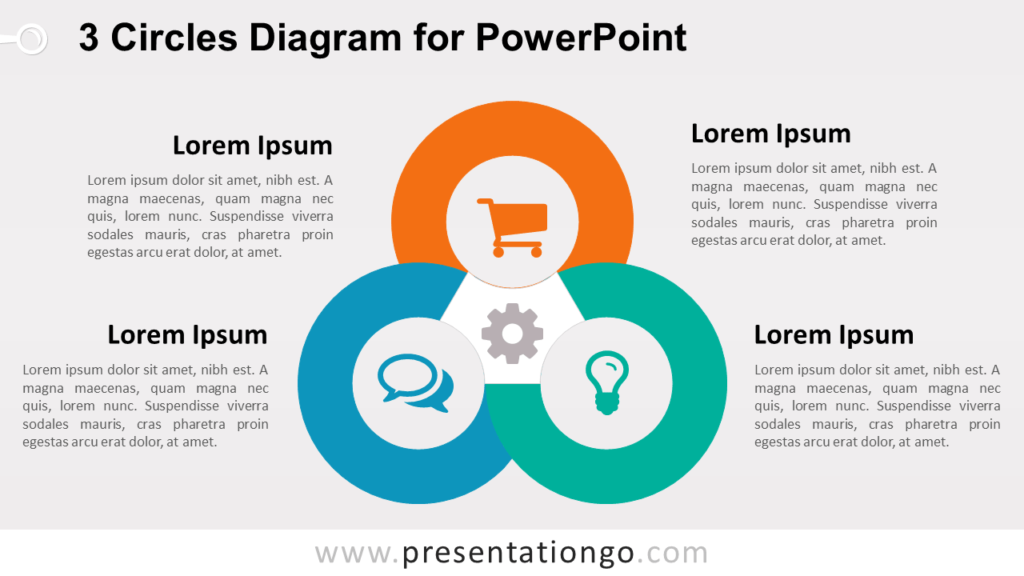 3 Circles PowerPoint Template