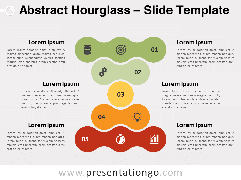 Free Abstract Hourglass for PowerPoint