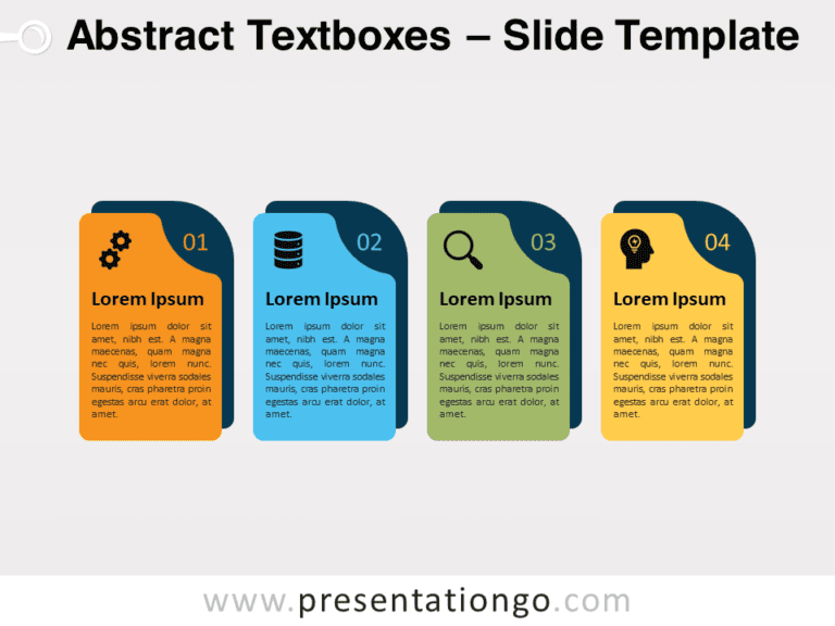 Free Abstract Textboxes for PowerPoint
