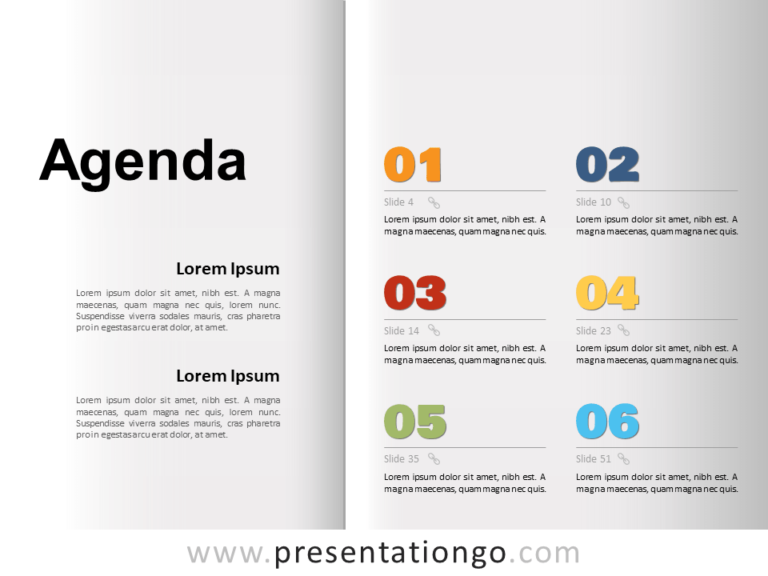 Free Agenda Template for PowerPoint