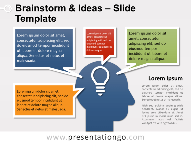 Free Brainstorm and Ideas for PowerPoint