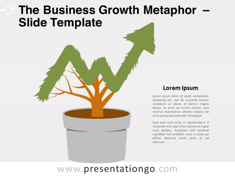 Free The Business Growth Metaphor for PowerPoint
