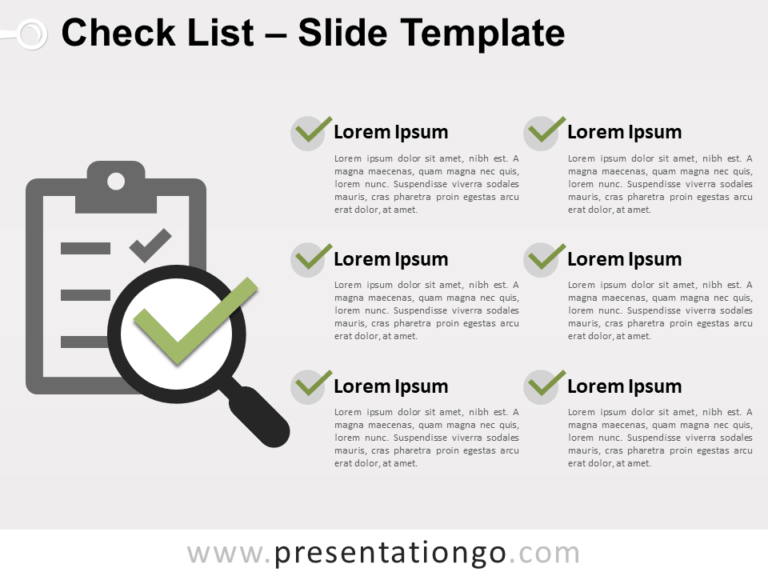 Free Check List Template for PowerPoint