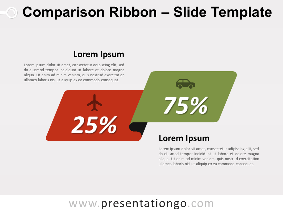 Free Comparison Ribbon for PowerPoint