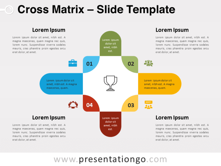 Free Cross Matrix for PowerPoint