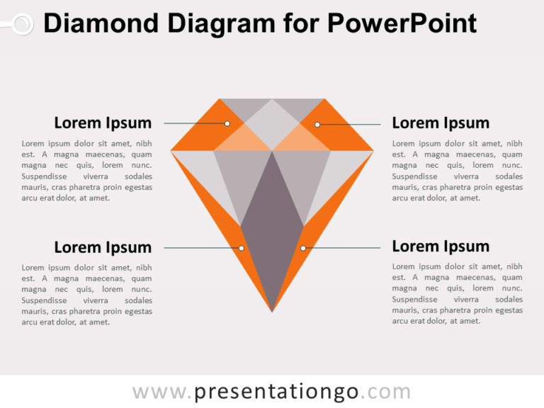 Diamond Diagram for PowerPoint