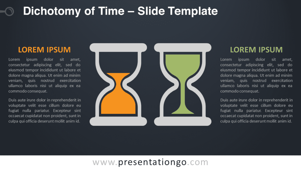 Free Dichotomy of Time Graphics for PowerPoint and Google Slides