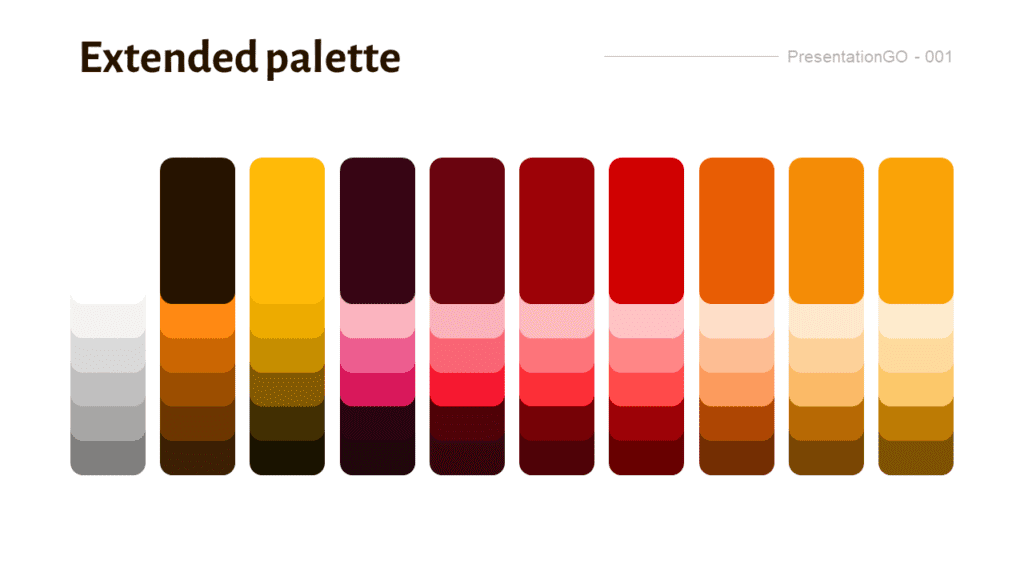 Free Fiery Extended Palette for PowerPoint