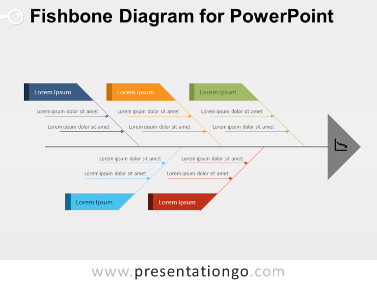 Free Fishbone Diagram for PowerPoint
