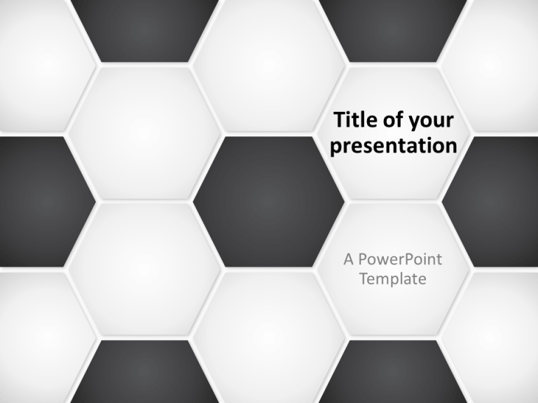 Free Football Soccer Ball PowerPoint Template