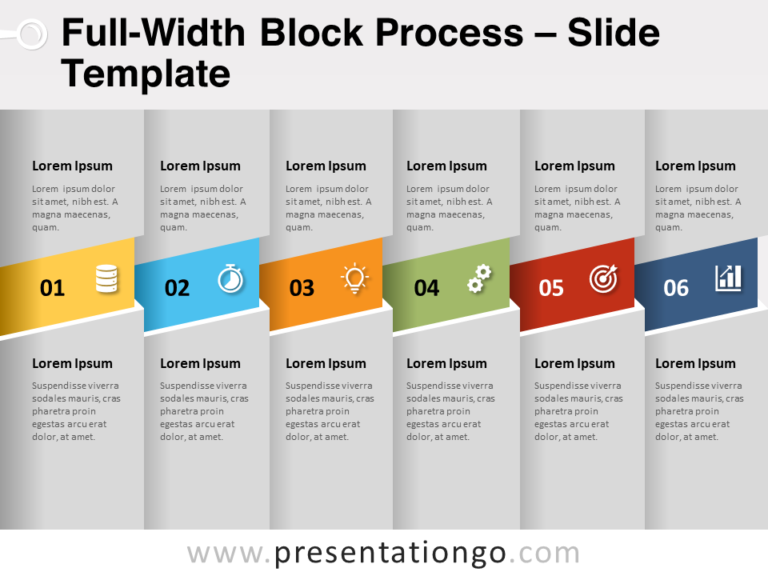 Free Full-Width Block Process for PowerPoint