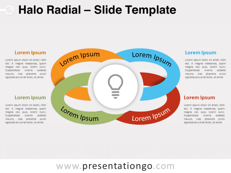 Free Halo Radial for PowerPoint
