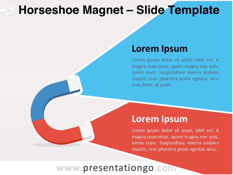 Free Horseshoe Magnet for PowerPoint