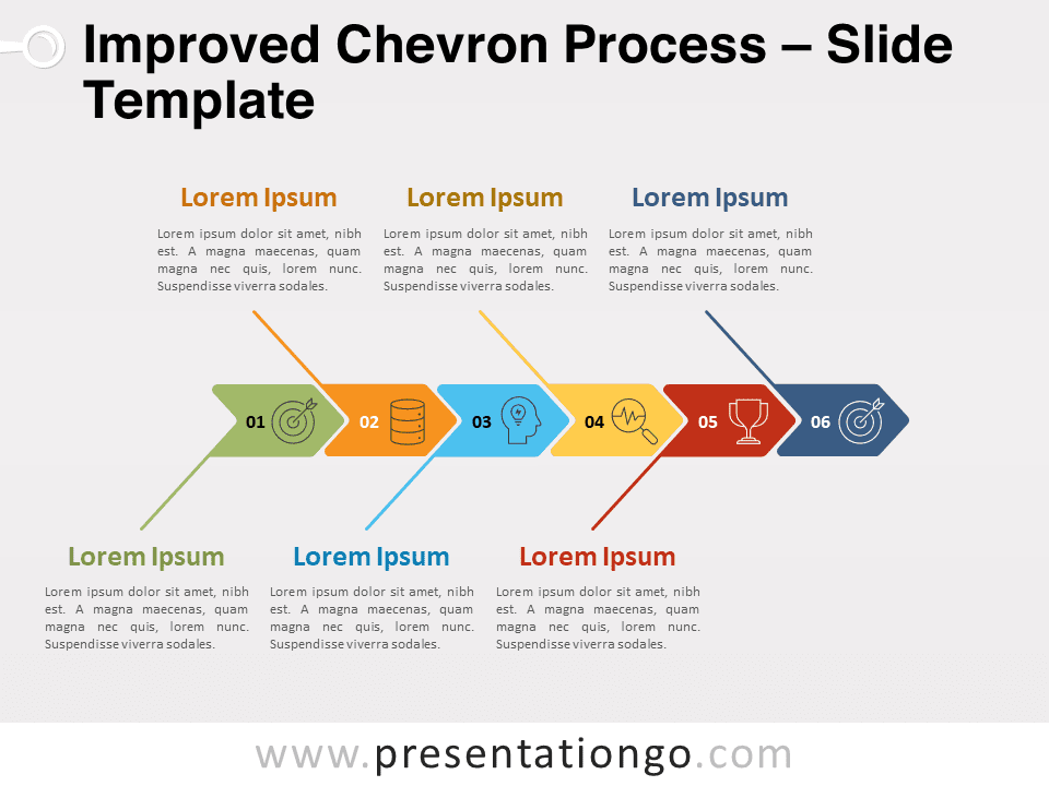 Free Improved Chevron Process for PowerPoint