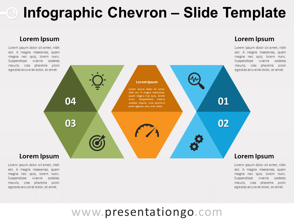 Free Infographic Chevron for PowerPoint