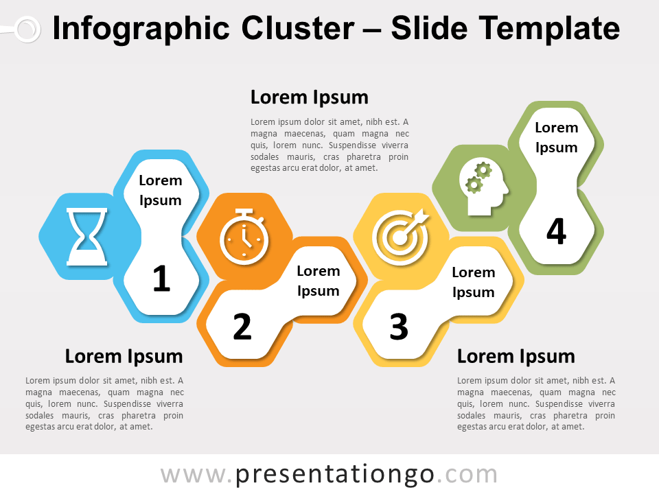 Free Infographic Cluster for PowerPoint