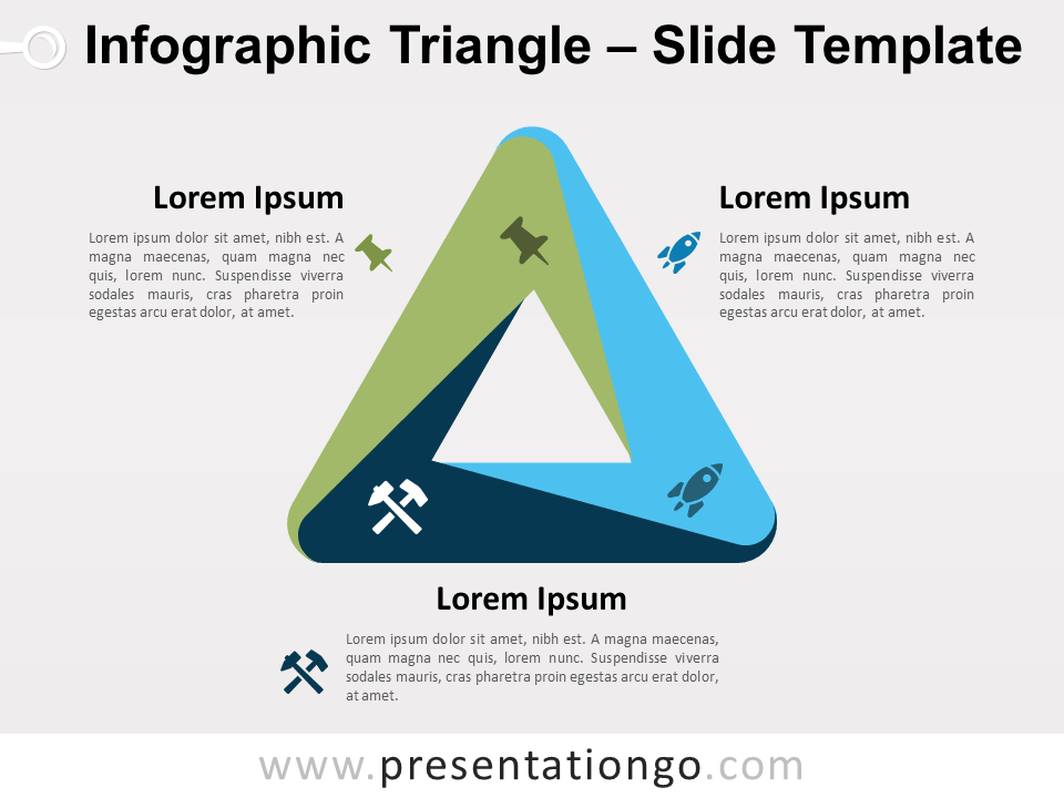 Free Free Infographic (Penrose) Triangle PowerPoint Template