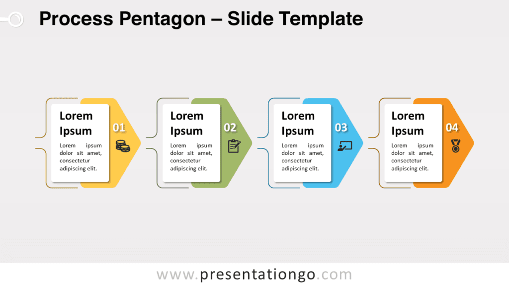 Free Process Pentagon for PowerPoint and Google Slides