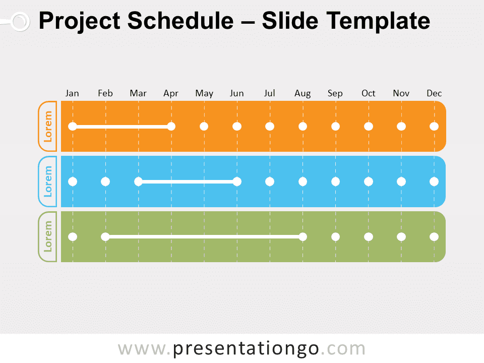 Free Project Schedule for PowerPoint