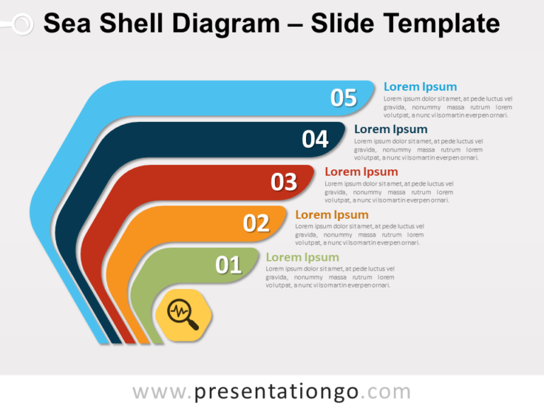 Free Sea Shell Diagram Slide Template