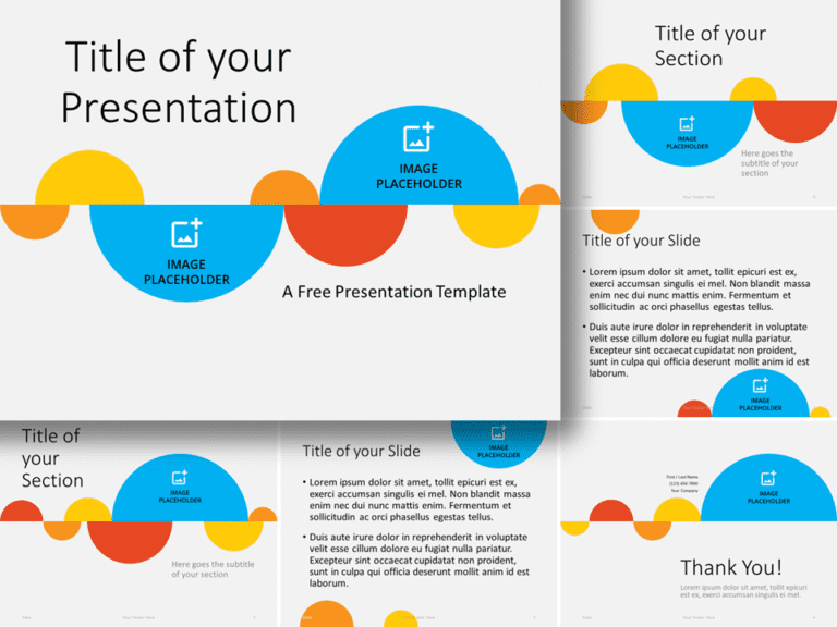 Free Semicircles Template for PowerPoint and Google Slides