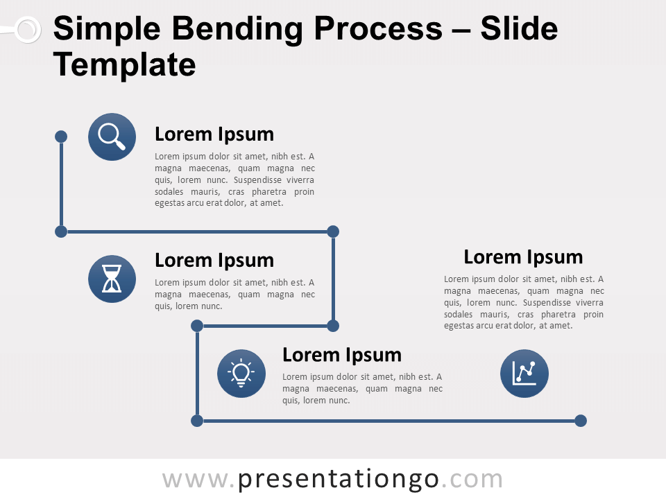 Free Simple Bending Process for PowerPoint