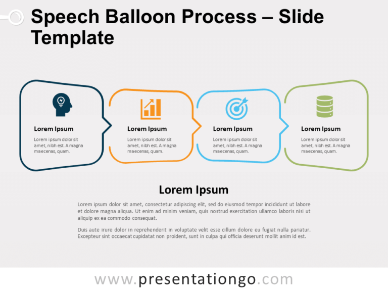 Free Speech Balloon Process for PowerPoint