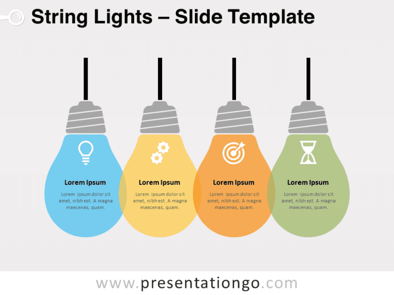 Free String Lights for PowerPoint