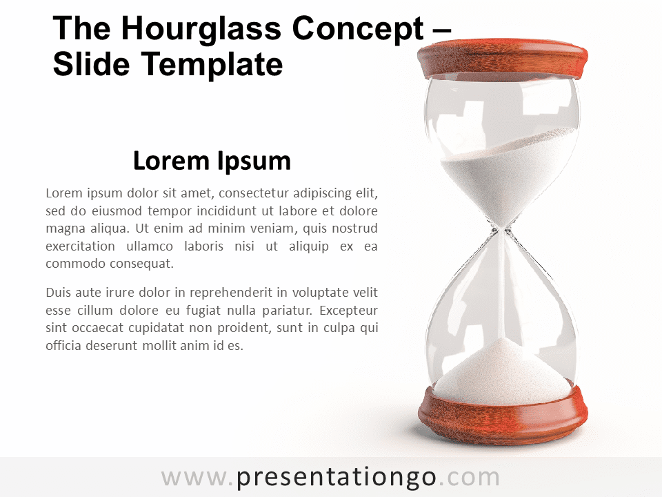 Free The Hourglass Concept for PowerPoint