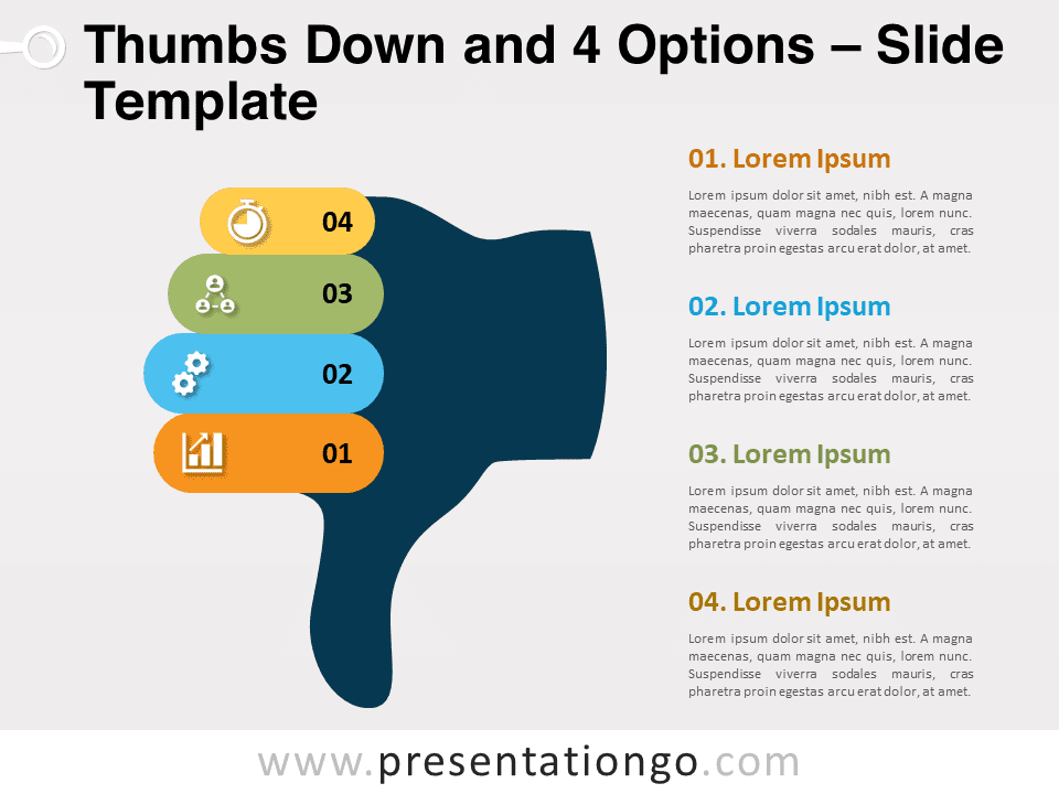 Free Thumbs Down and 4 Options for PowerPoint