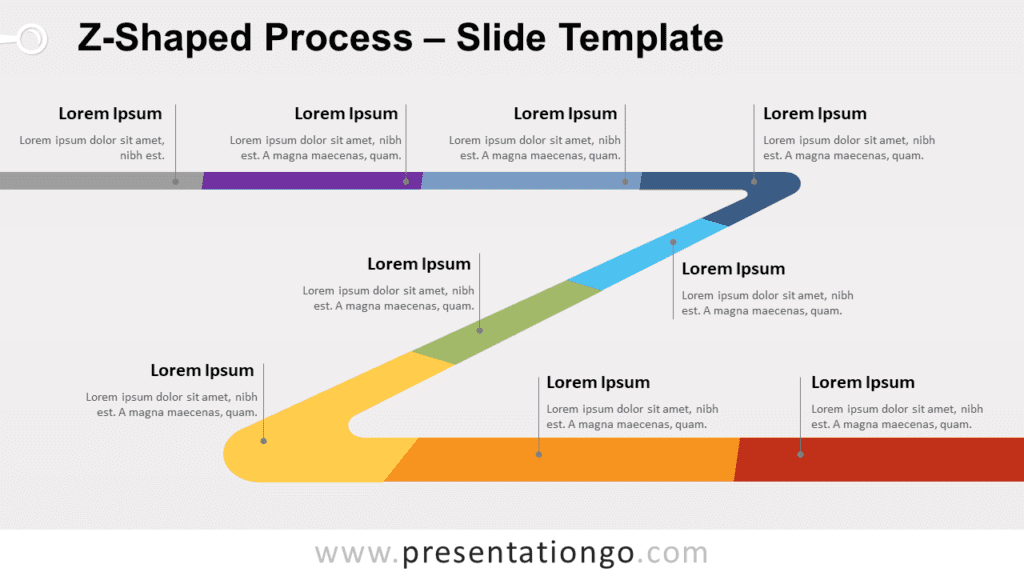 Free Z-Shaped Process for PowerPoint and Google Slides